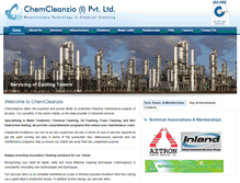 Tablet Screenshot of chemcleanzio.com